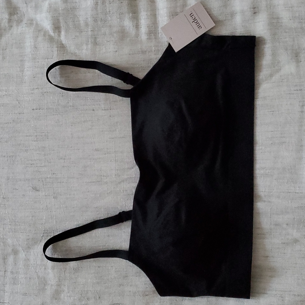 Auden Scoop Neck Bralette - Black